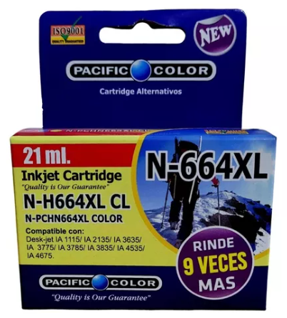 CARTUCHO HP 664XBK (negro) Alternativo